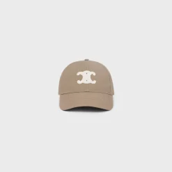 Sale triomphe baseball cap in cotton Women Bucket Hats And Caps