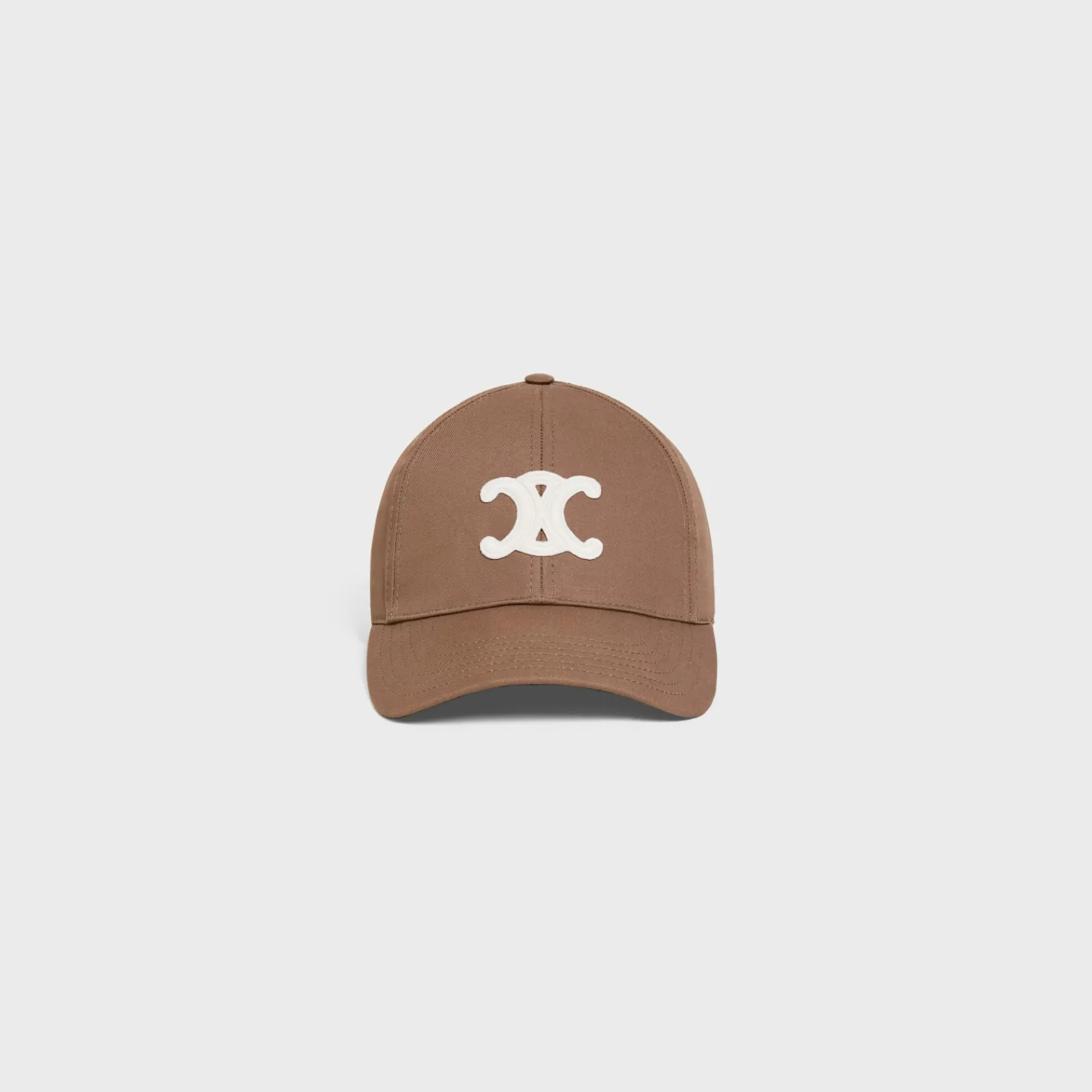 Fashion triomphe baseball cap in cotton Women Bucket Hats And Caps