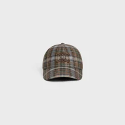 Sale Triomphe baseball cap in cashmere Women Bucket Hats And Caps