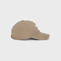 Sale triomphe baseball cap in cotton Women Bucket Hats And Caps
