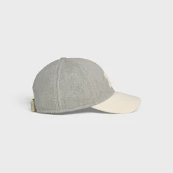 Fashion triomphe baseball cap in wool Women Bucket Hats And Caps