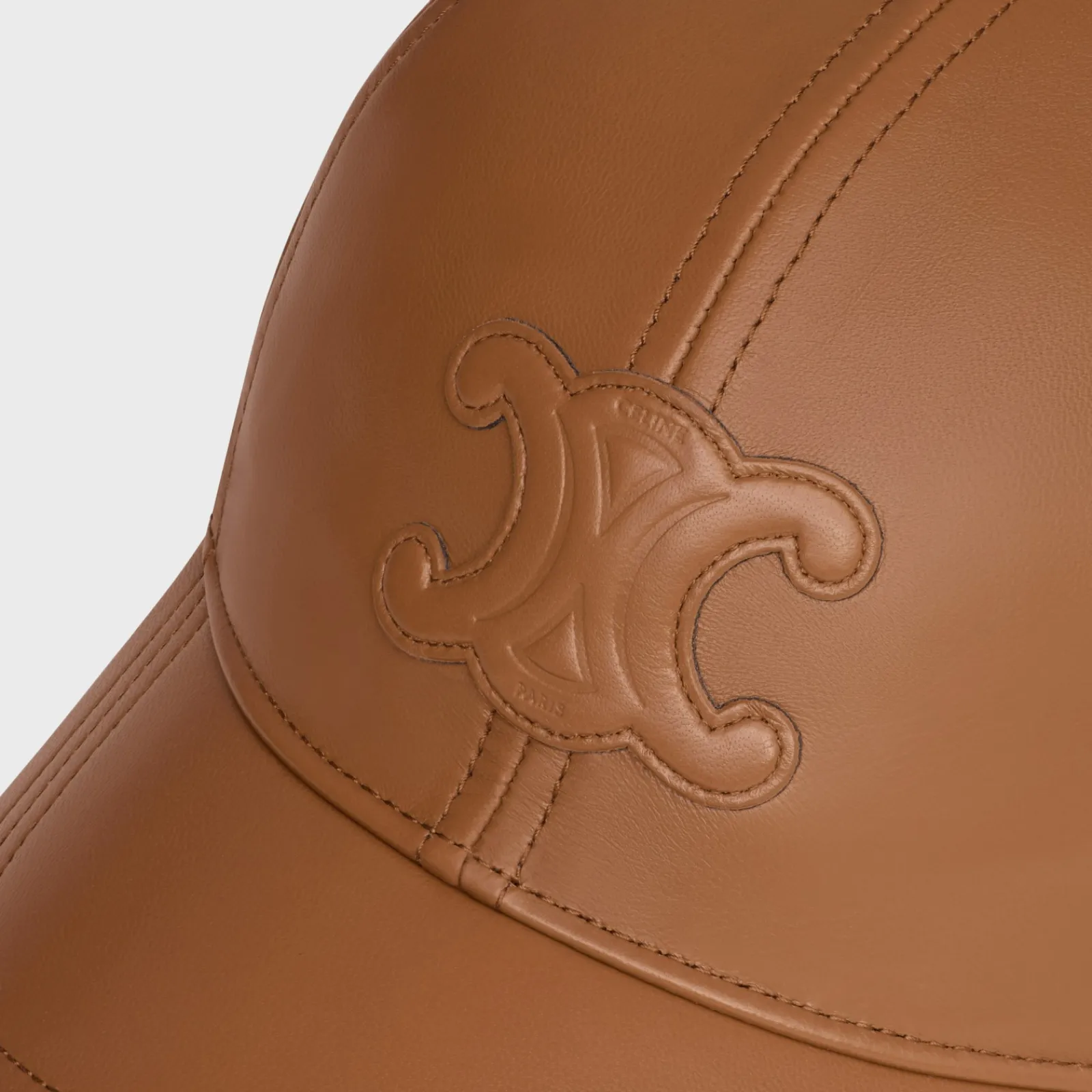 Outlet Triomphe baseball cap in lambskin Women Bucket Hats And Caps