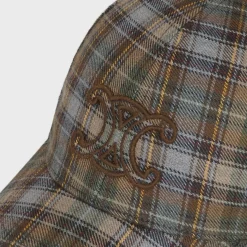 Sale Triomphe baseball cap in cashmere Women Bucket Hats And Caps