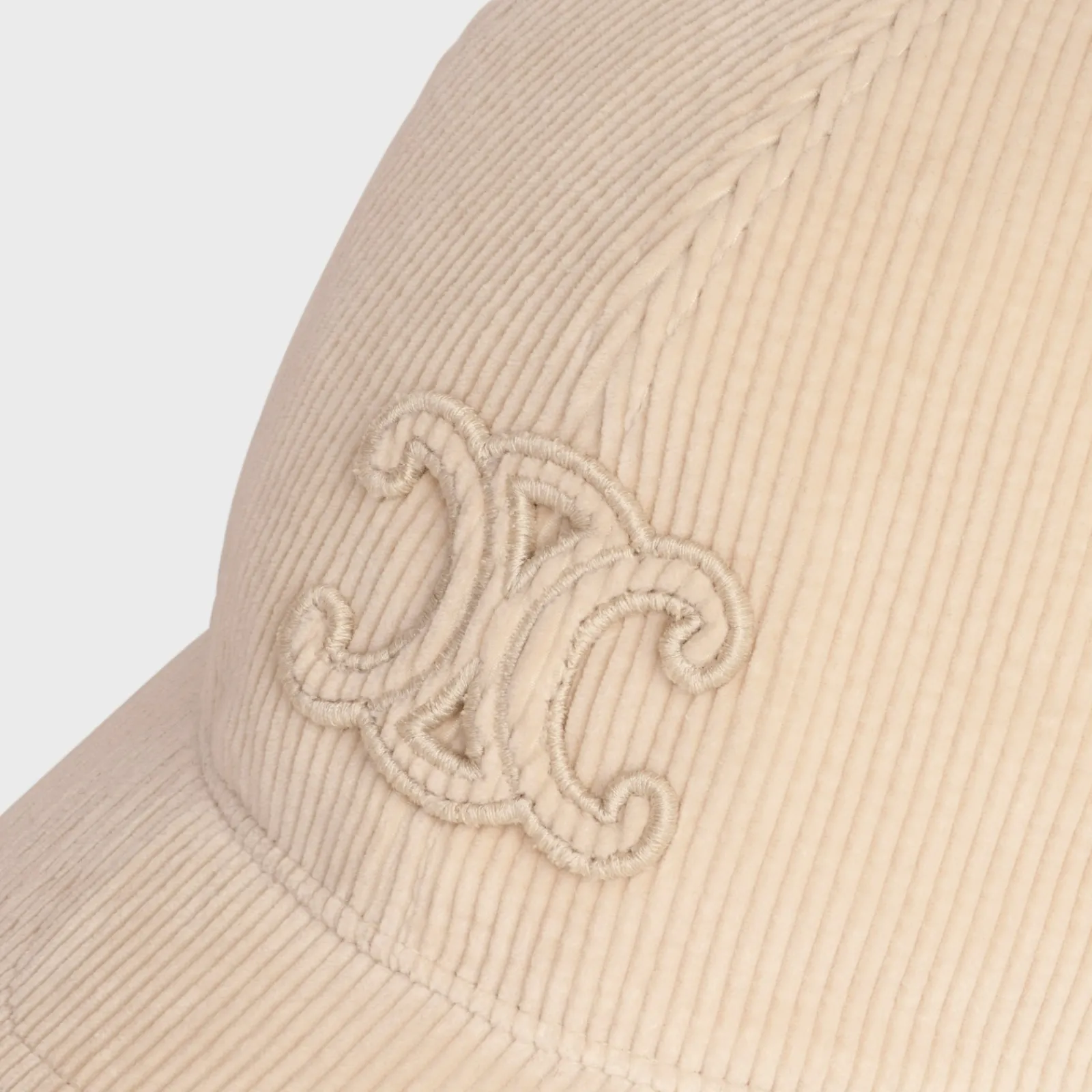 Sale Triomphe baseball cap in corduroy Women Bucket Hats And Caps