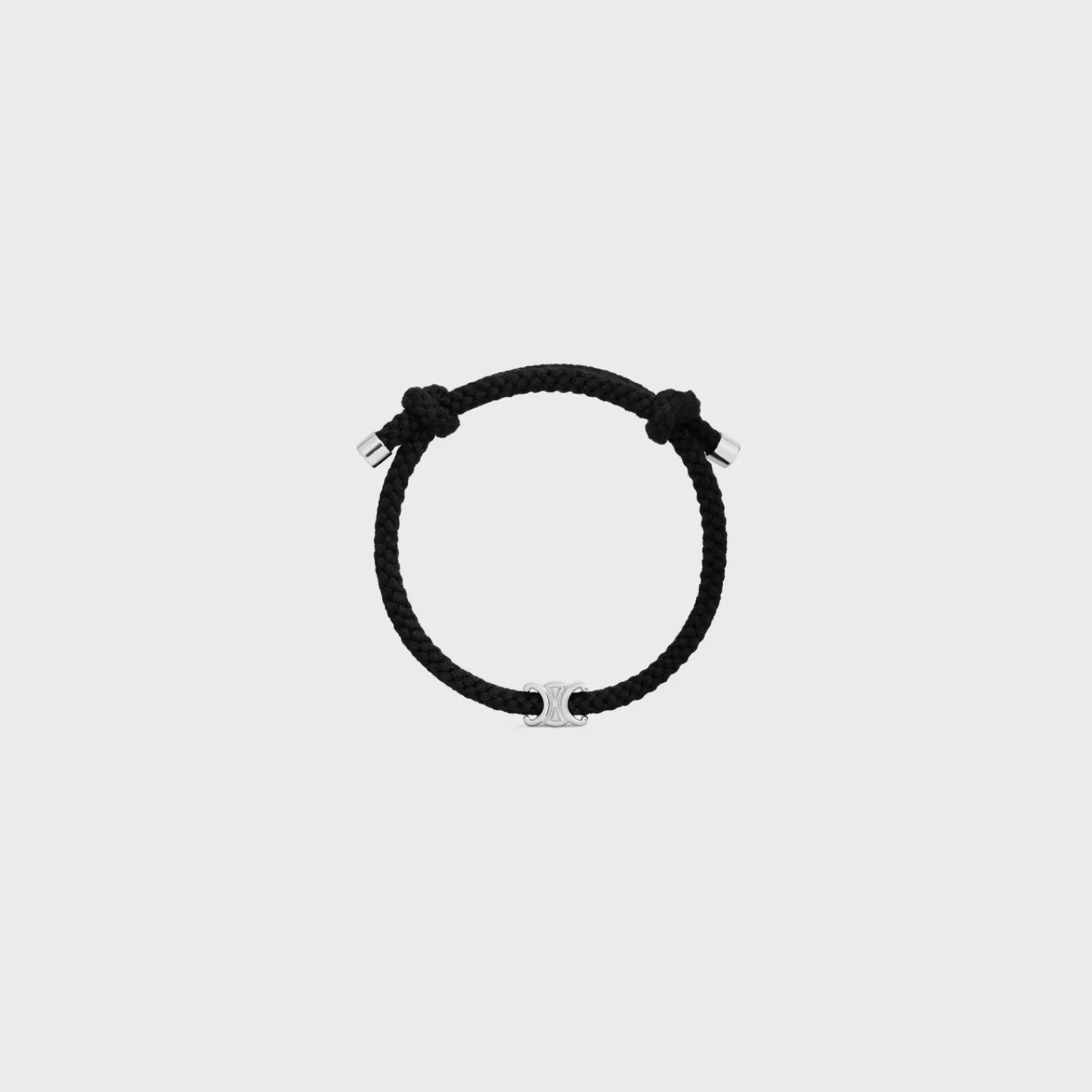 Hot Triomphe Beach Bracelet in Acrylic and Brass with Rhodium Finish Bracelets & Rings