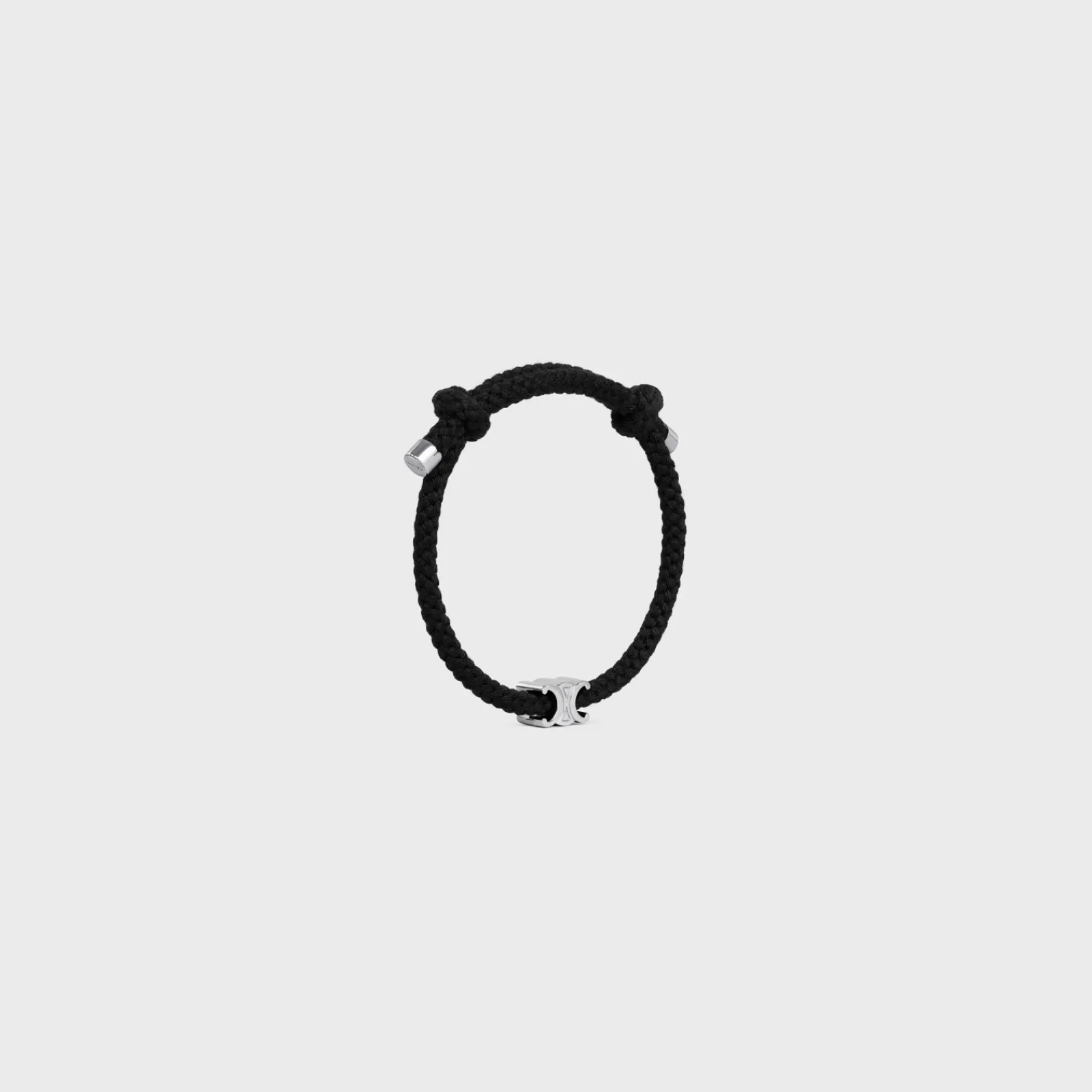 Hot Triomphe Beach Bracelet in Acrylic and Brass with Rhodium Finish Bracelets & Rings