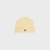 Online triomphe beanie in cotton Hats And Soft Accessories
