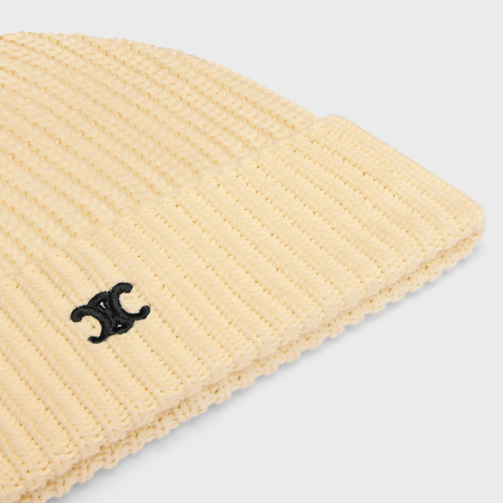 Online triomphe beanie in cotton Hats And Soft Accessories