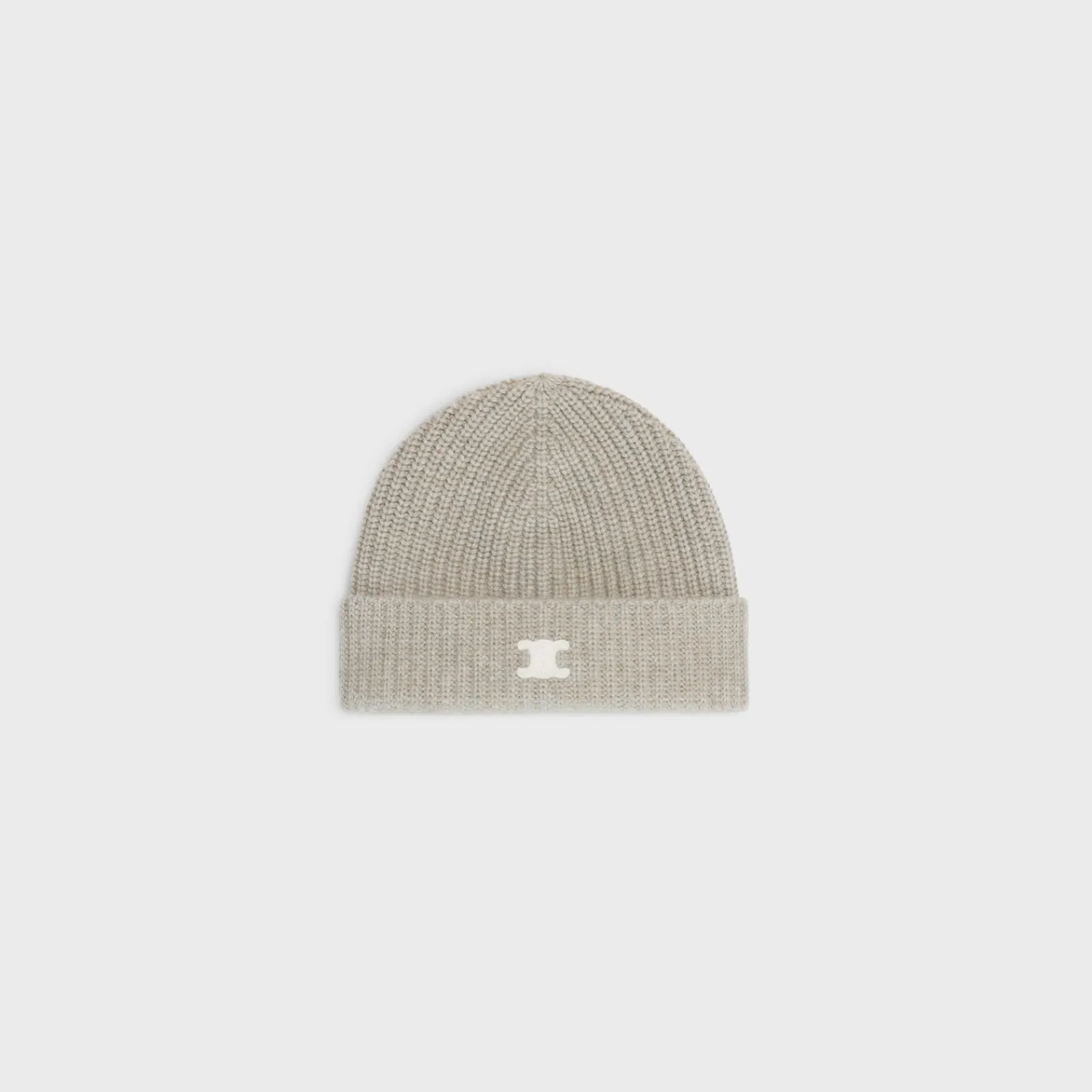 Outlet Triomphe beanie in heritage cashmere Women Beanies And Scarves