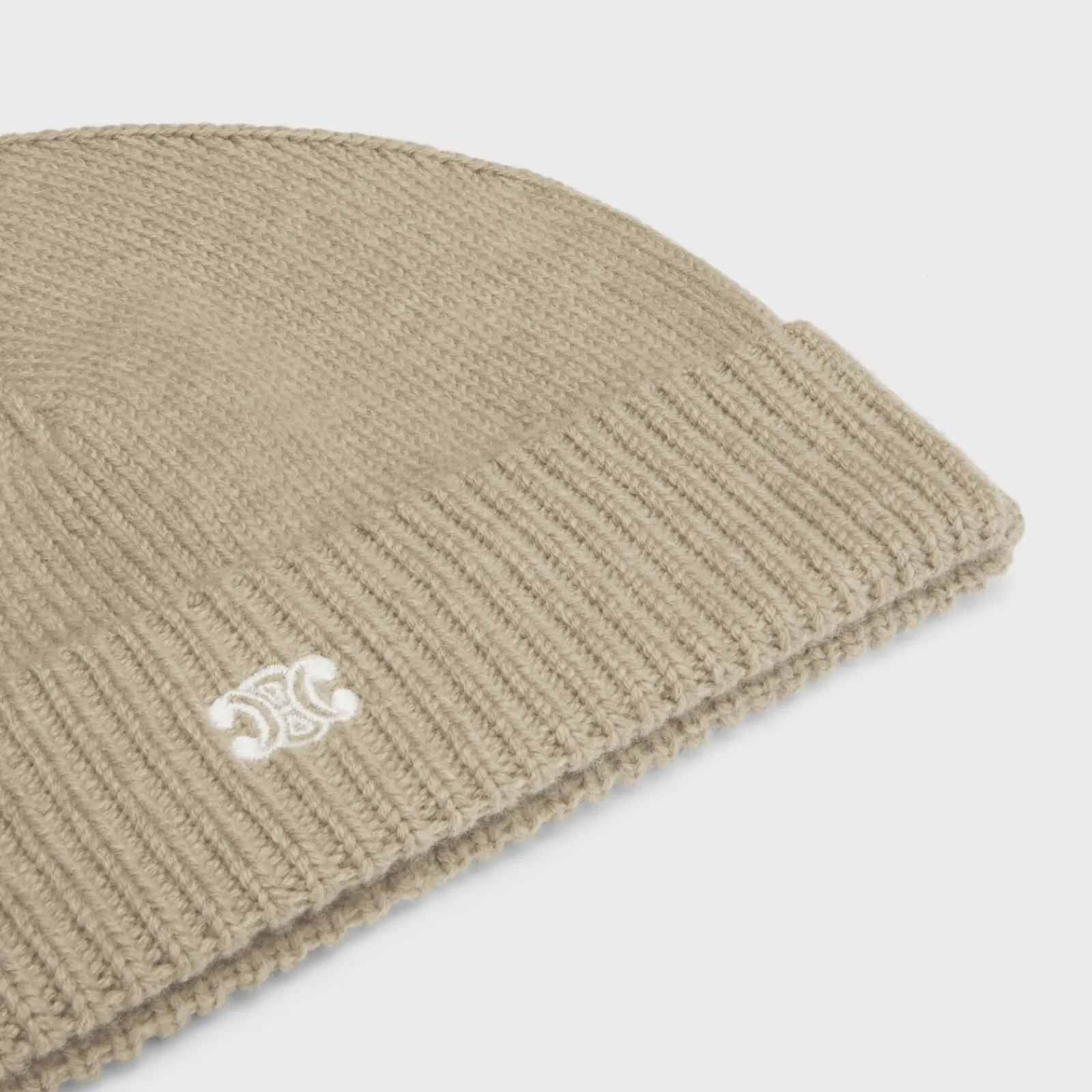 Sale triomphe beanie in wool and cashmere Hats And Soft Accessories