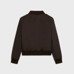 Sale Triomphe blouson jacket in waxed cotton linen Women Jackets