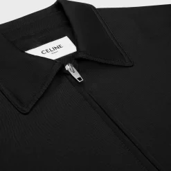Outlet triomphe blouson jacket in rayon twill Coats & Blousons