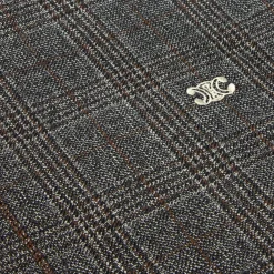 New triomphe blouson jacket in prince of wales wool Coats & Blousons