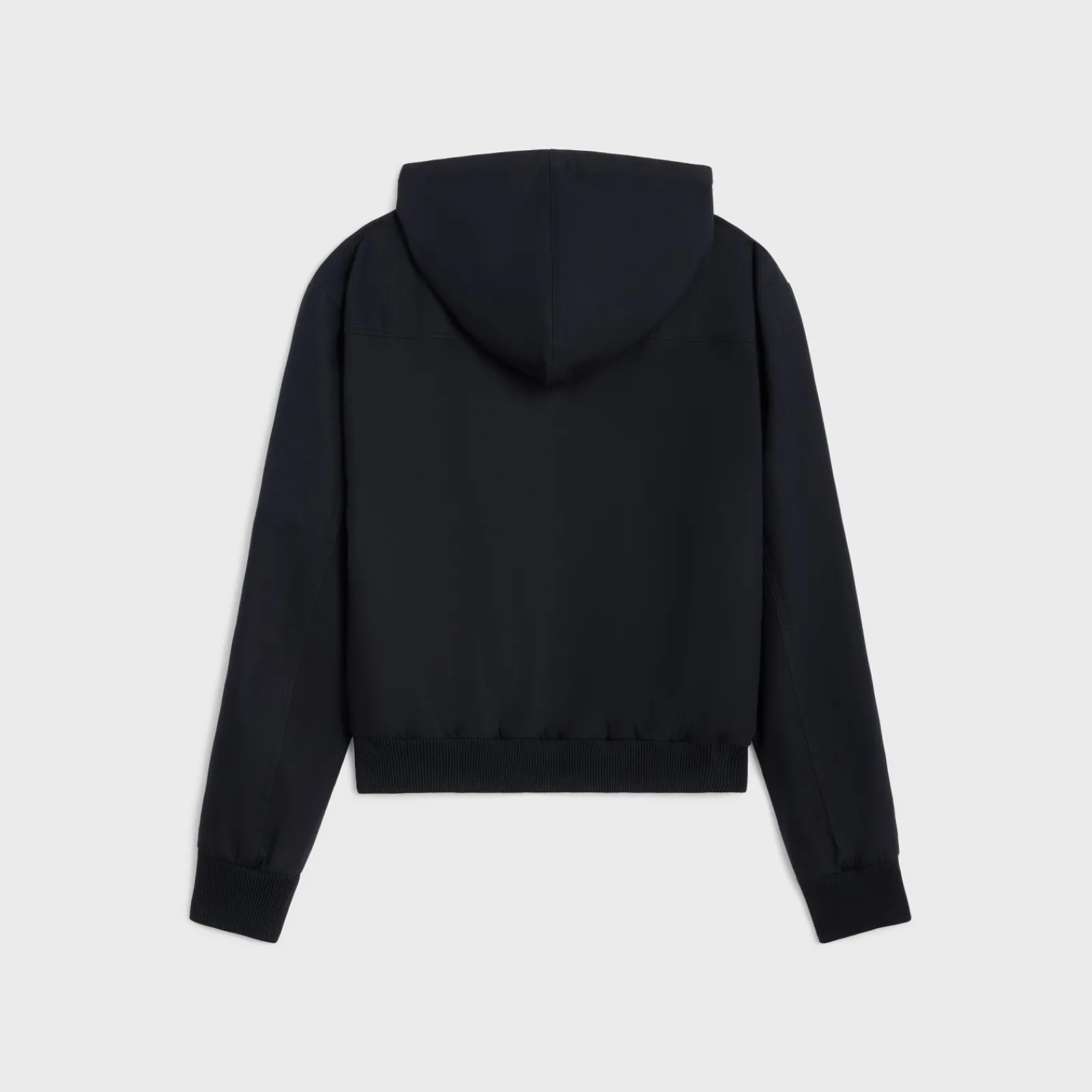 Online triomphe blouson jacket with hood in cotton twill Coats & Blousons
