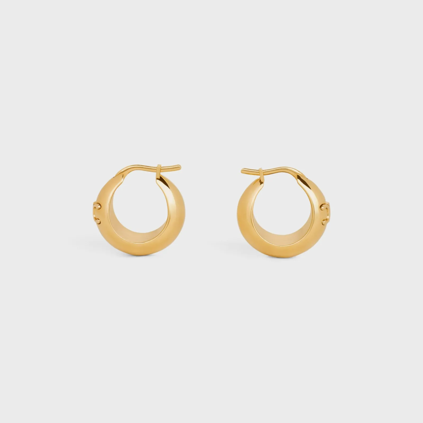 Clearance Triomphe Bold Hoops in Brass with Finish Women Triomphe | Categories·Earrings