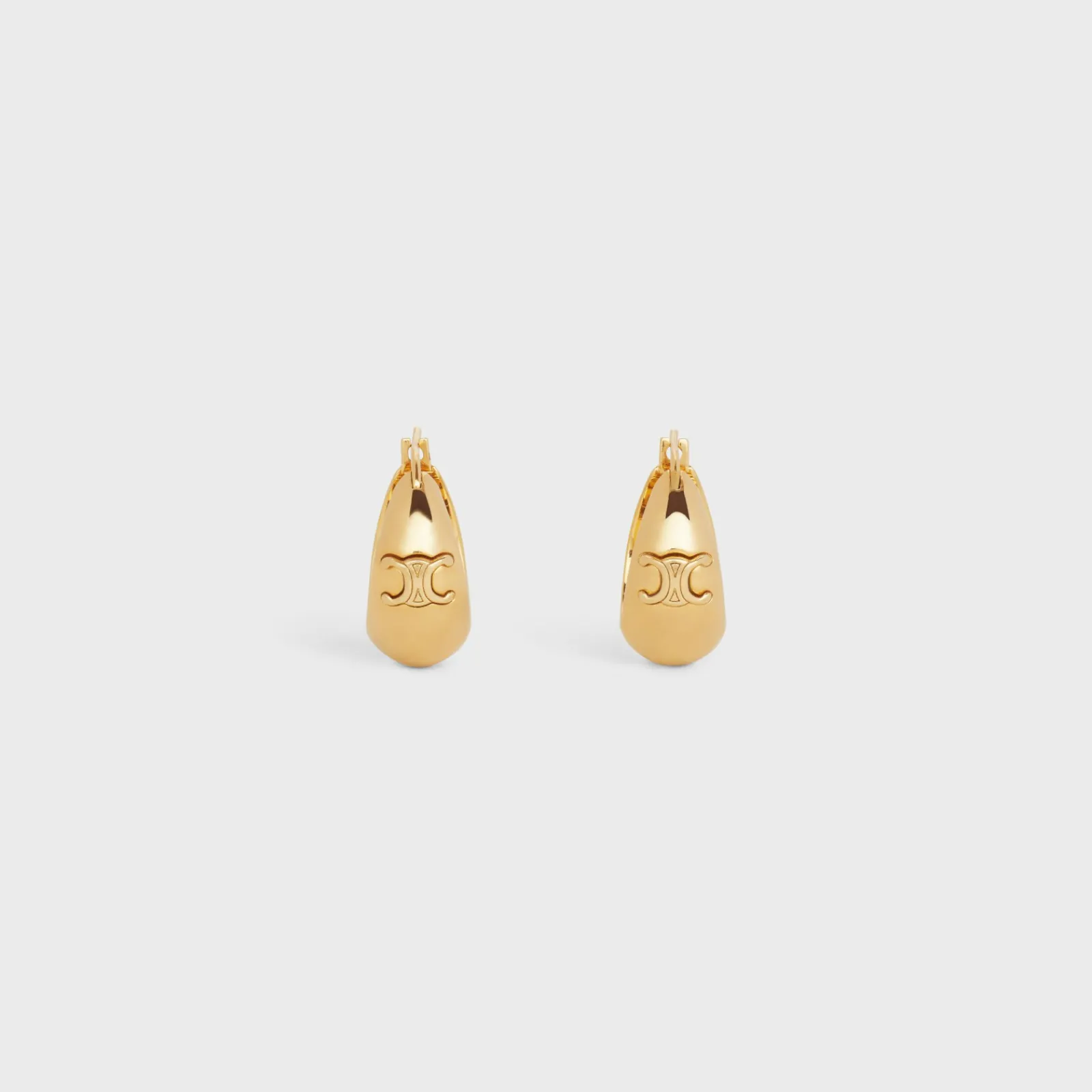 Clearance Triomphe Bold Hoops in Brass with Finish Women Triomphe | Categories·Earrings