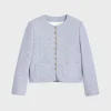 Hot triomphe boutis chelsea jacket in striped cotton Women Jackets