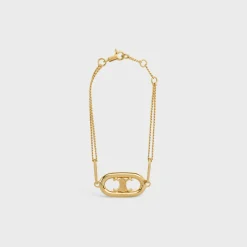 New Triomphe Bracelet in Brass with Finish Women Triomphe | Categories·Bracelets