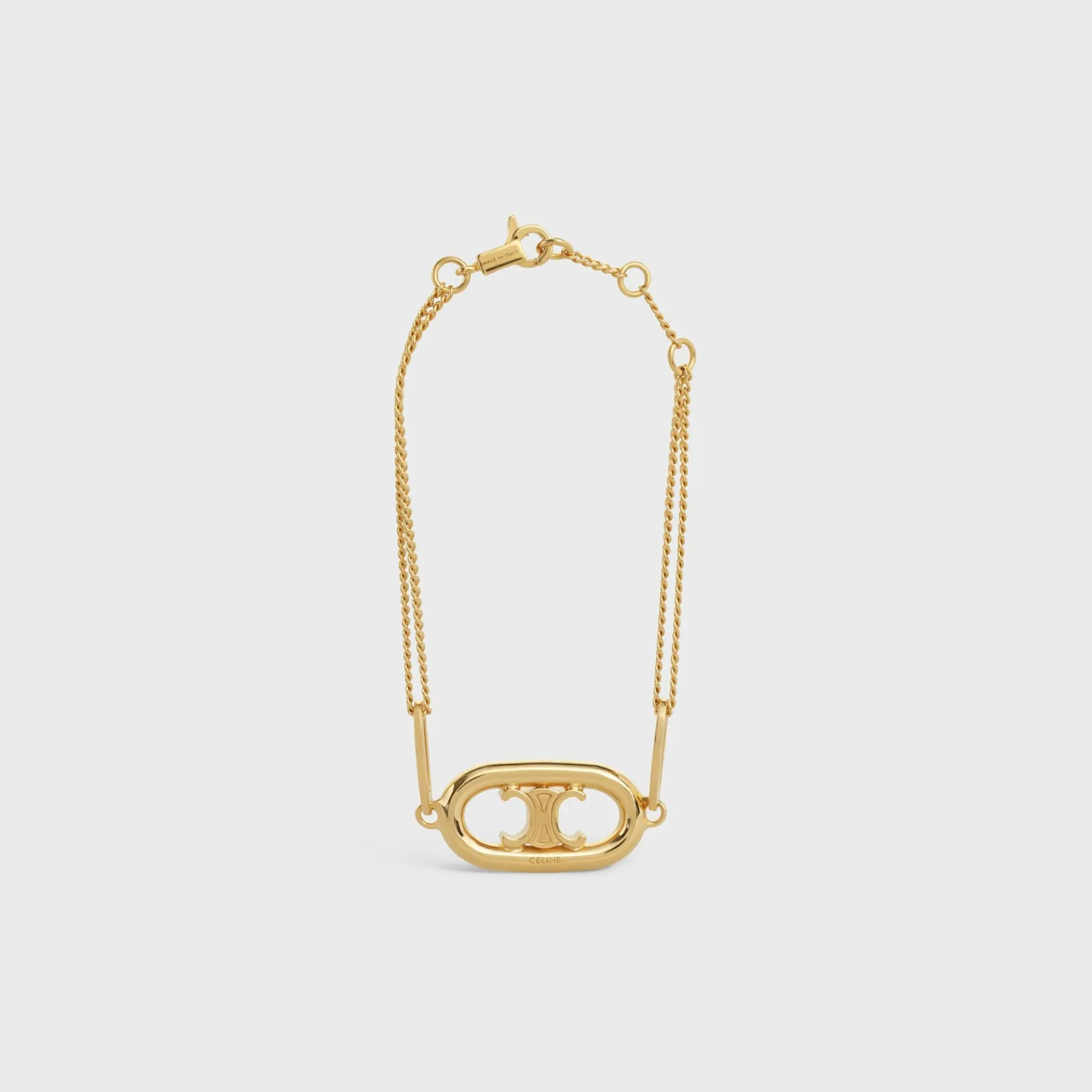 New Triomphe Bracelet in Brass with Finish Women Triomphe | Categories·Bracelets