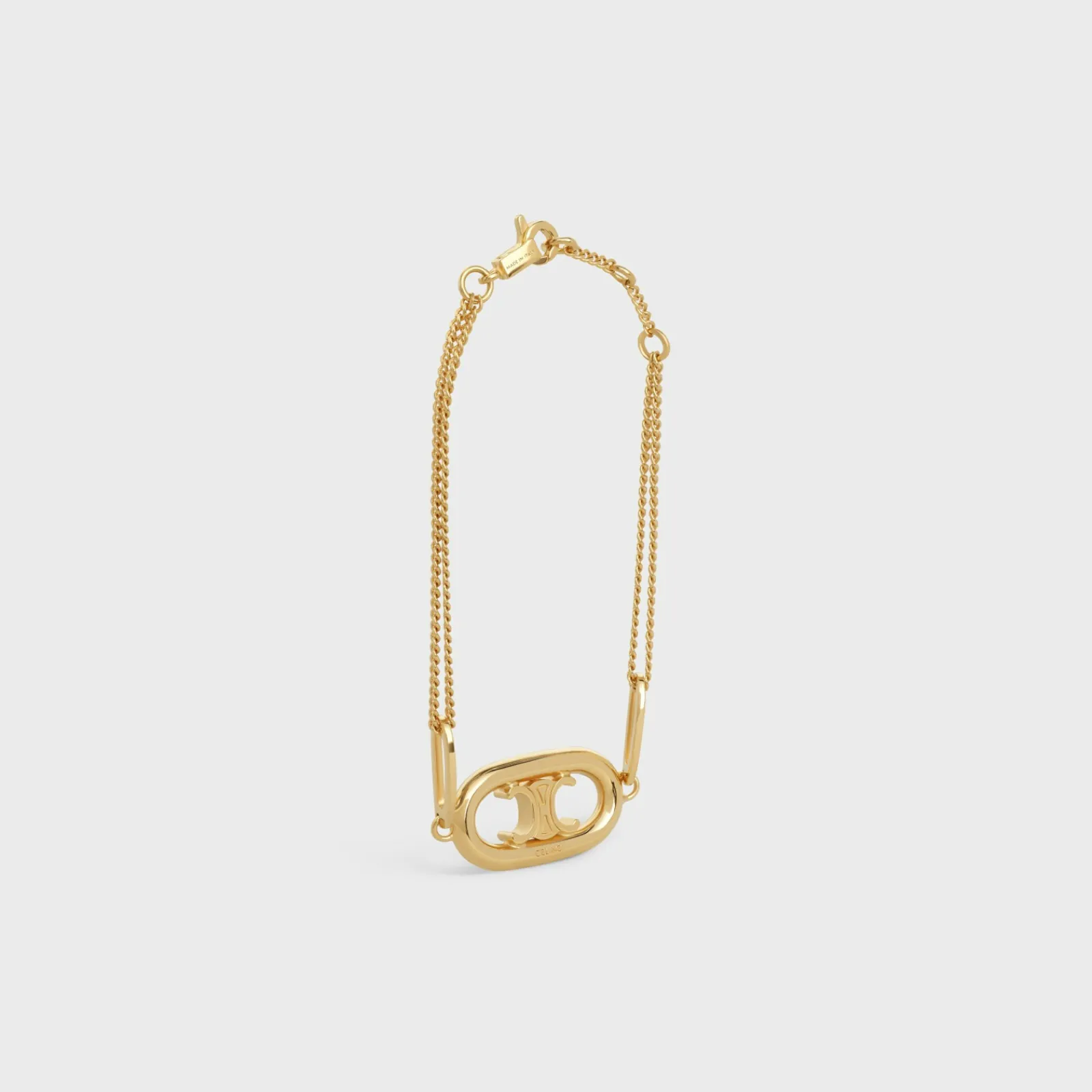 New Triomphe Bracelet in Brass with Finish Women Triomphe | Categories·Bracelets