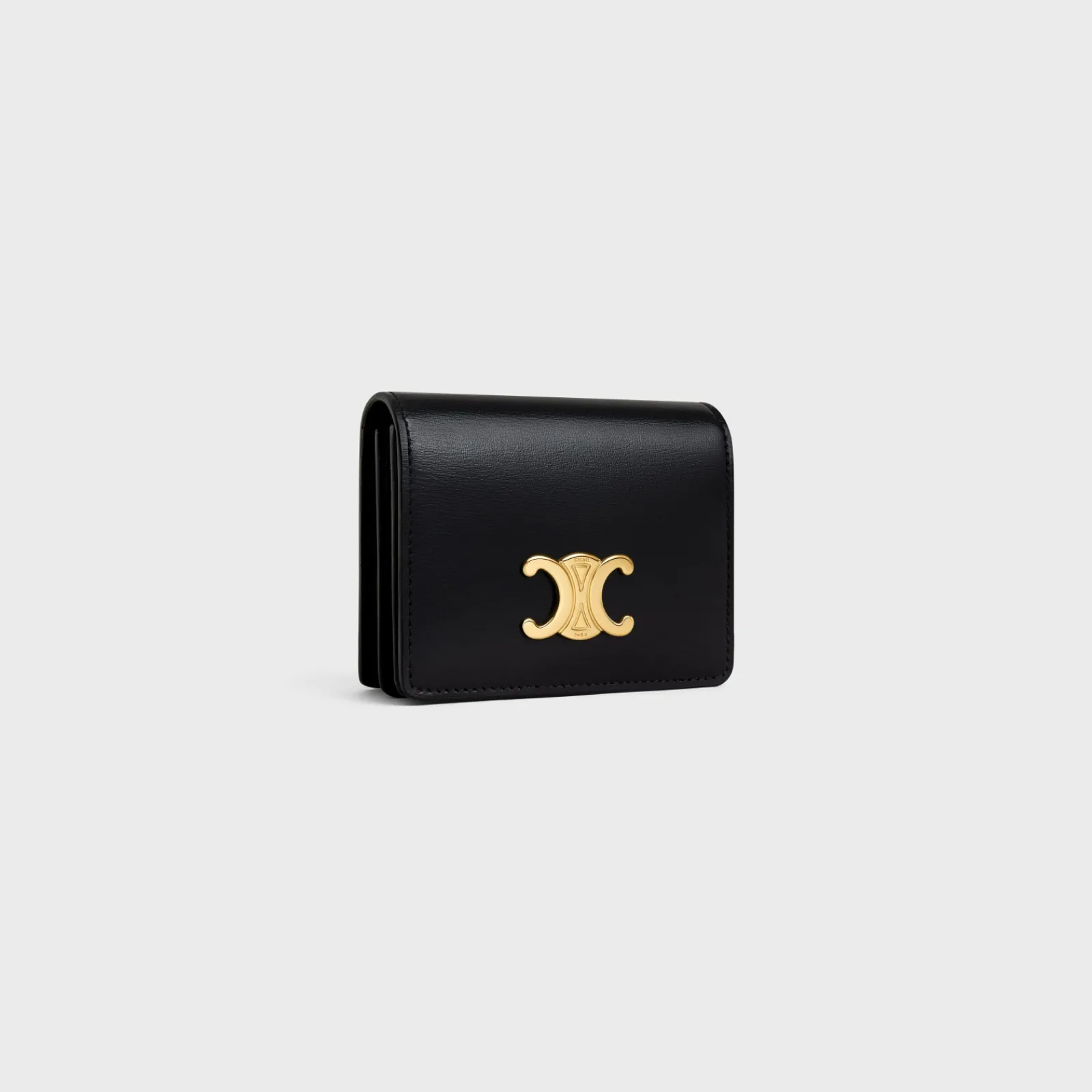 Outlet TRIOMPHE BUSINESS CARD HOLDER in SHINY CALFSKIN Women Triomphe | Categories·Coin And Card Holders