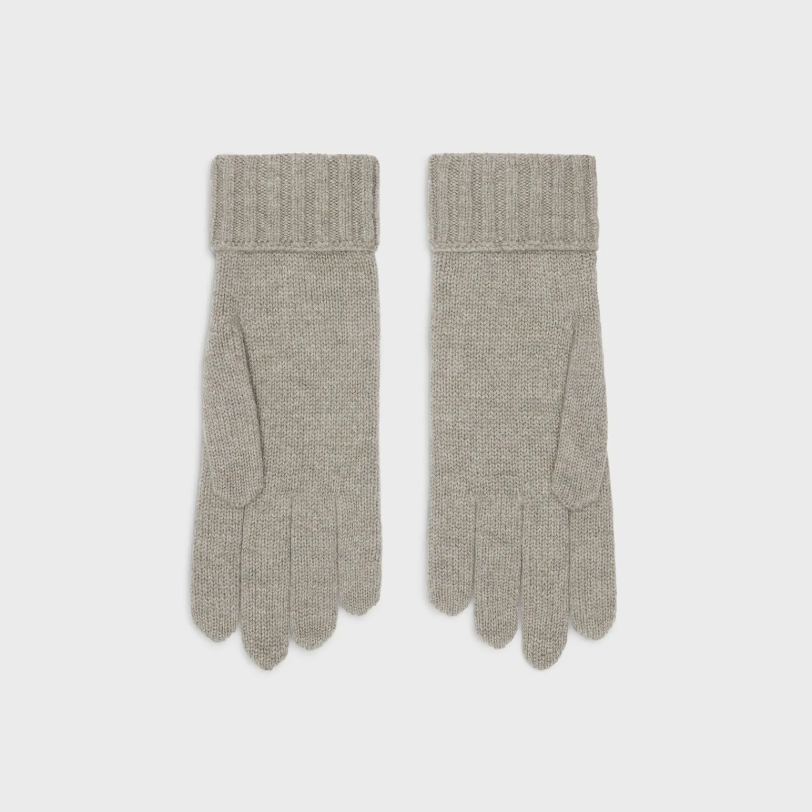 Clearance triomphe cable-knit gloves in cashmere Hats And Soft Accessories