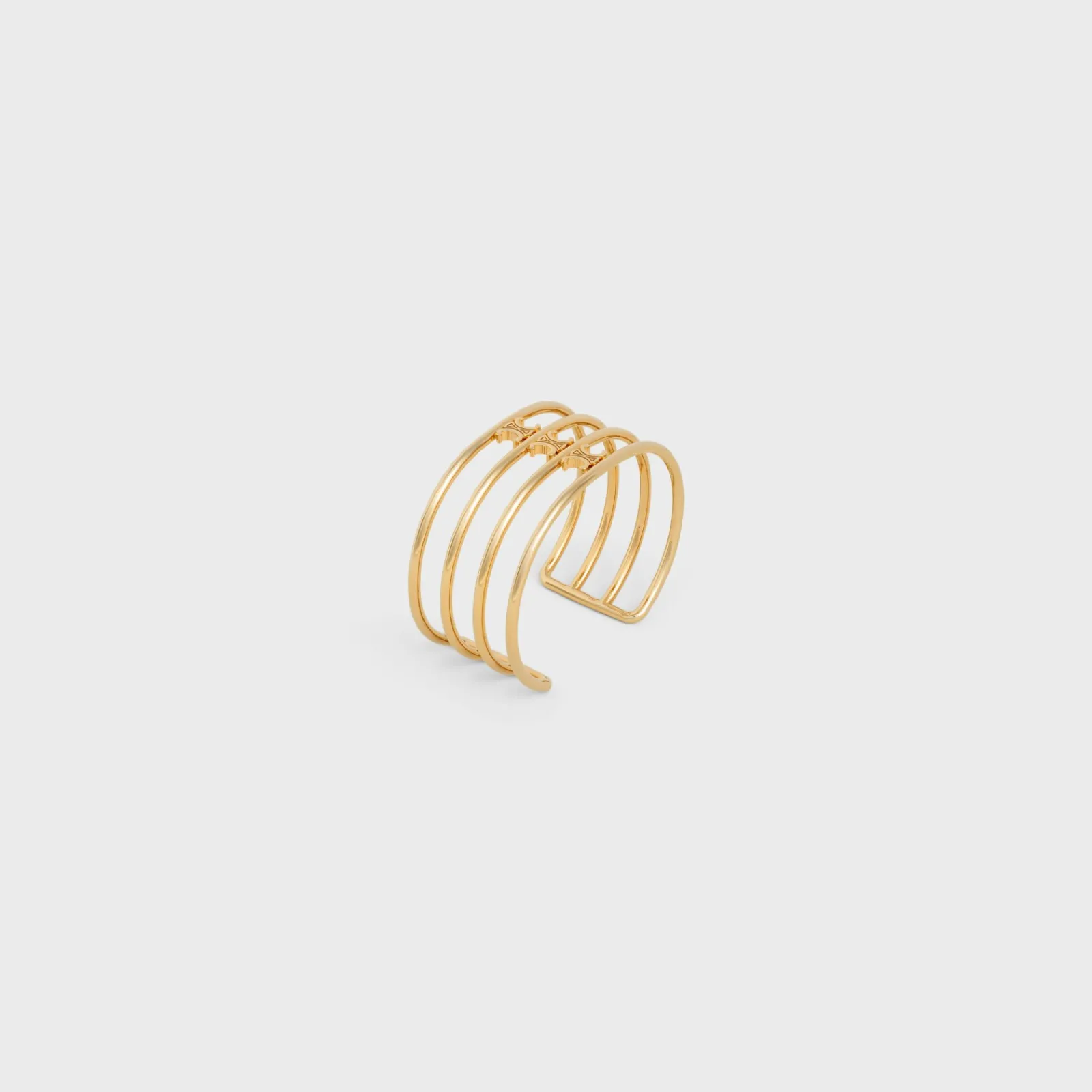 Clearance Triomphe Cage Cuff in Brass with Finish Women Triomphe | Categories·Bracelets