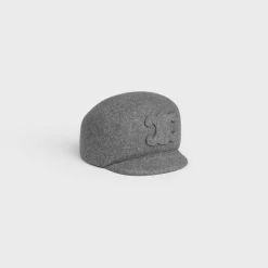 Outlet Triomphe cap in wool felt Women Bucket Hats And Caps | Hats And Gloves