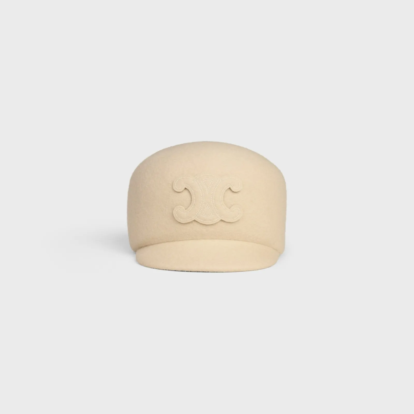 Fashion Triomphe cap in wool felt Women Bucket Hats And Caps | Hats And Gloves