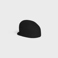 Fashion Triomphe cap in wool felt Women Bucket Hats And Caps | Hats And Gloves