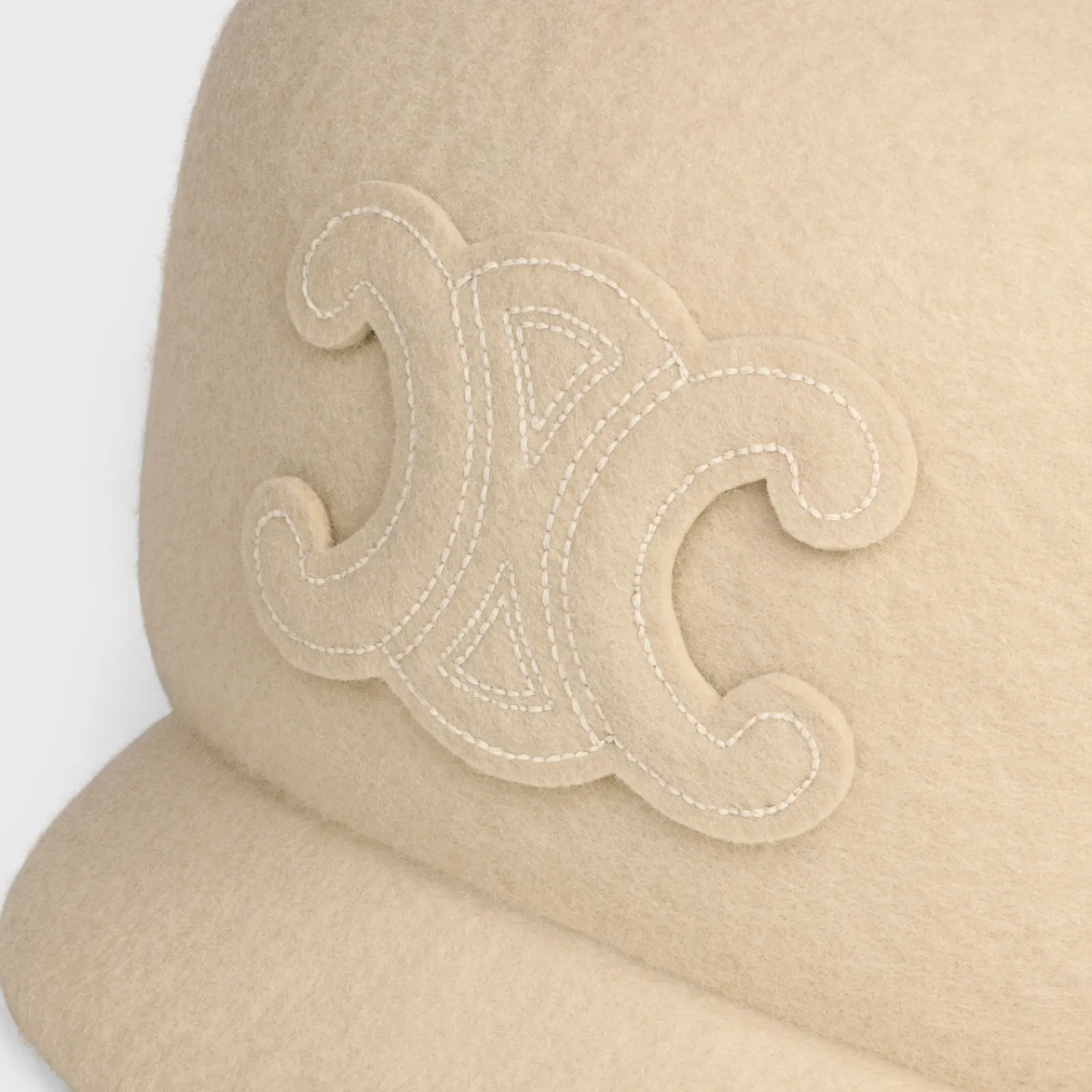 Fashion Triomphe cap in wool felt Women Bucket Hats And Caps | Hats And Gloves