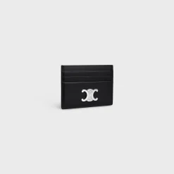 Fashion Triomphe Card Holder Shiny Calfskin Categories·Oin And Card Holders