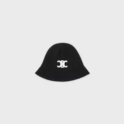 New Triomphe cloche beanie in cashmere Women Beanies And Scarves