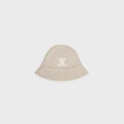 Clearance Triomphe cloche beanie in cashmere Women Beanies And Scarves