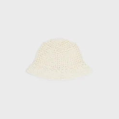 Online triomphe cloche beanie in crocheted cotton Women Beanies And Scarves