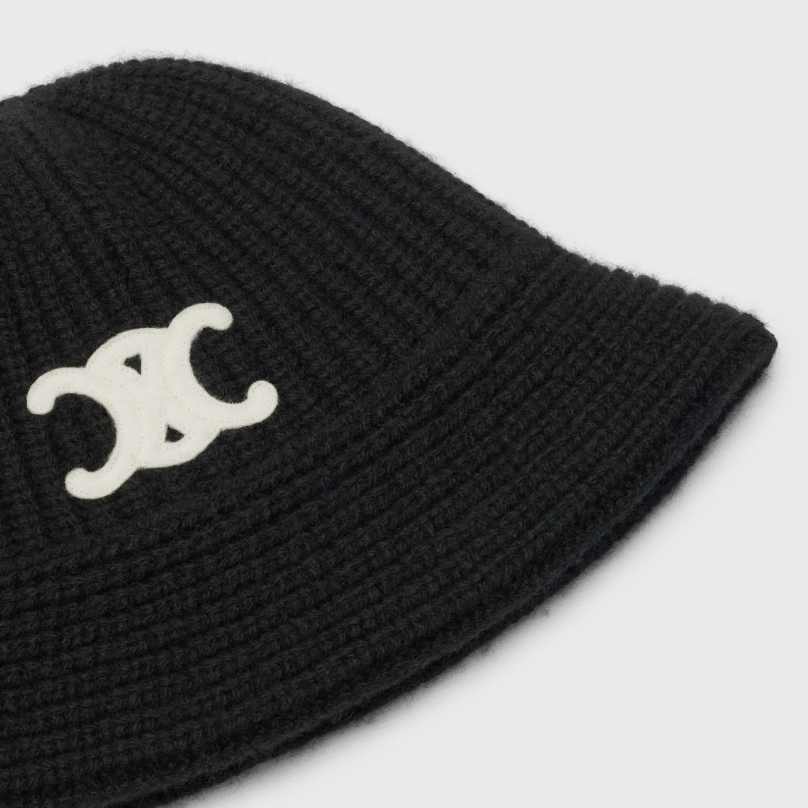New Triomphe cloche beanie in cashmere Women Beanies And Scarves