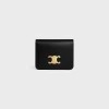 Best TRIOMPHE COMPACT WALLET in Shiny calfskin Women Triomphe | Categories·Wallets