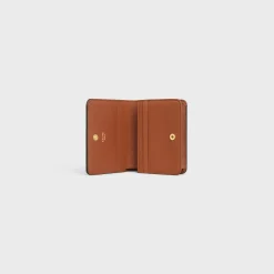 Hot TRIOMPHE COMPACT WALLET in Triomphe Canvas Women Triomphe Canvas | Categories·Wallets