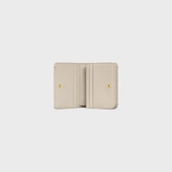 Outlet TRIOMPHE COMPACT WALLET in Shiny calfskin Women Triomphe | Categories·Wallets