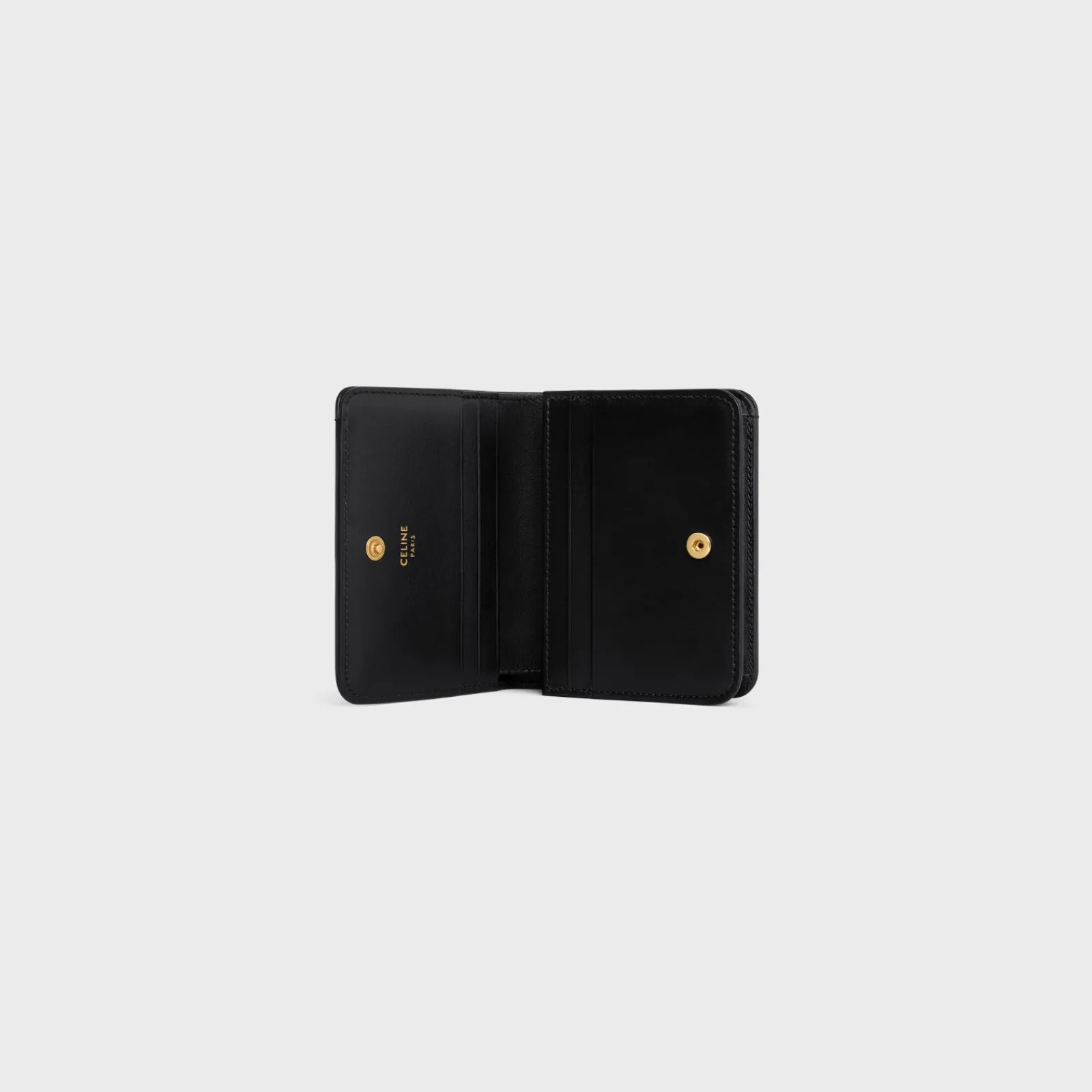 Best TRIOMPHE COMPACT WALLET in Shiny calfskin Women Triomphe | Categories·Wallets