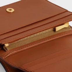 Hot TRIOMPHE COMPACT WALLET in Triomphe Canvas Women Triomphe Canvas | Categories·Wallets