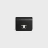 New TRIOMPHE COMPACT WALLET Shiny Calfskin Categories·Allets
