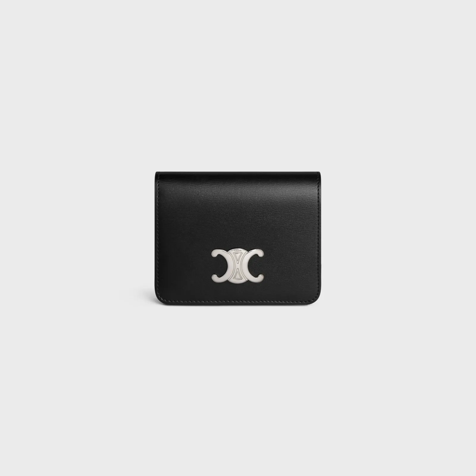 New TRIOMPHE COMPACT WALLET Shiny Calfskin Categories·Allets