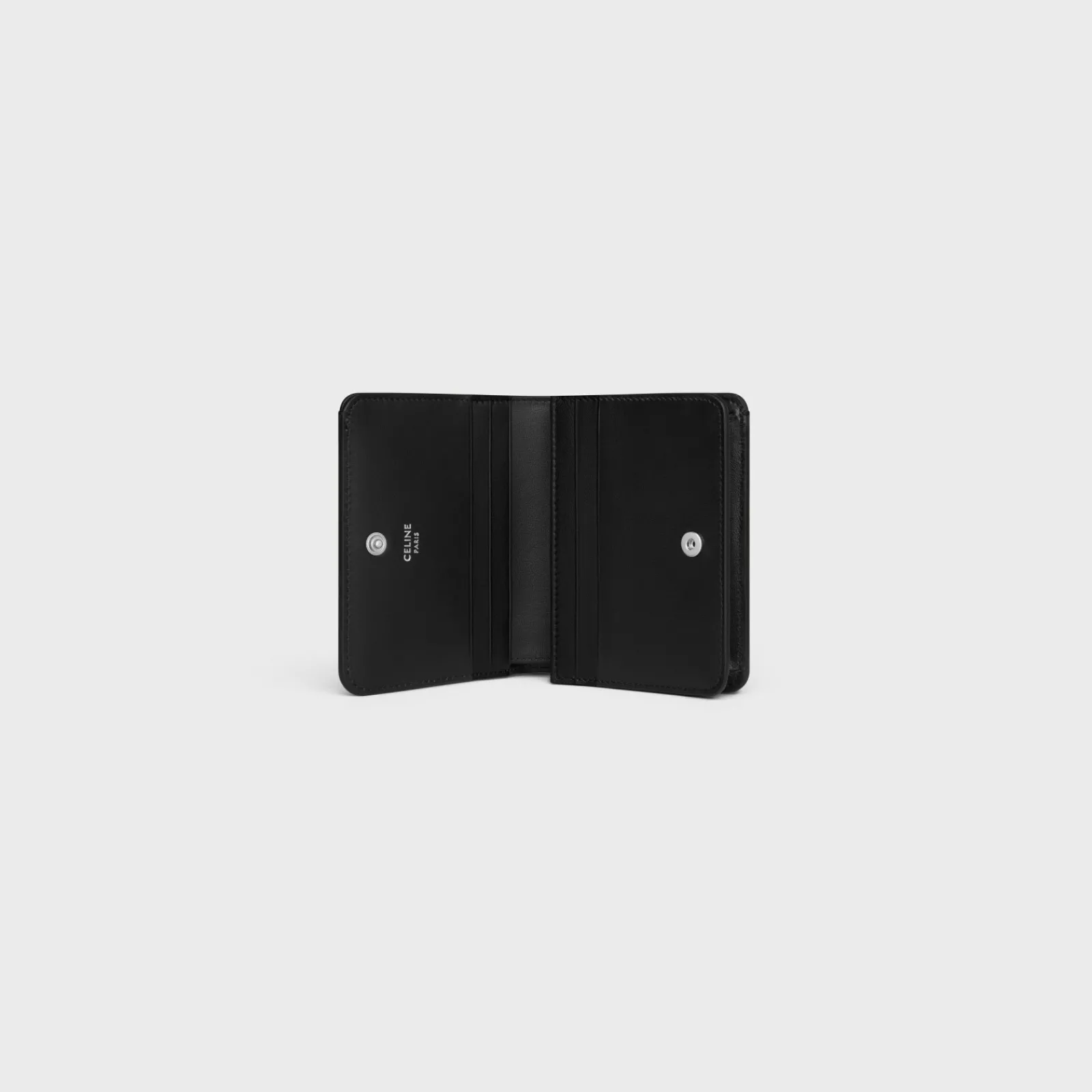 New TRIOMPHE COMPACT WALLET Shiny Calfskin Categories·Allets