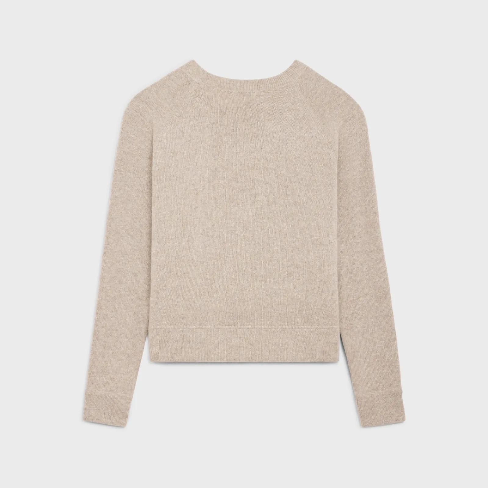 Fashion triomphe crew neck sweater in wool and cashmere Women Knitwear