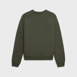 Outlet triomphe crew neck sweater in wool and cashmere Knitwear