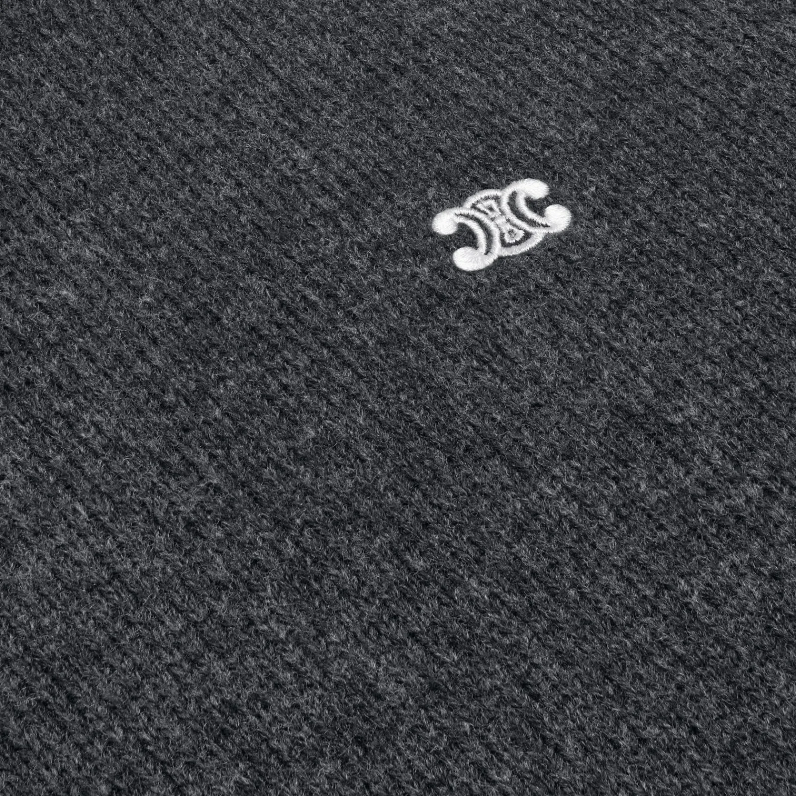 Fashion triomphe crew neck sweater in wool and cashmere Knitwear