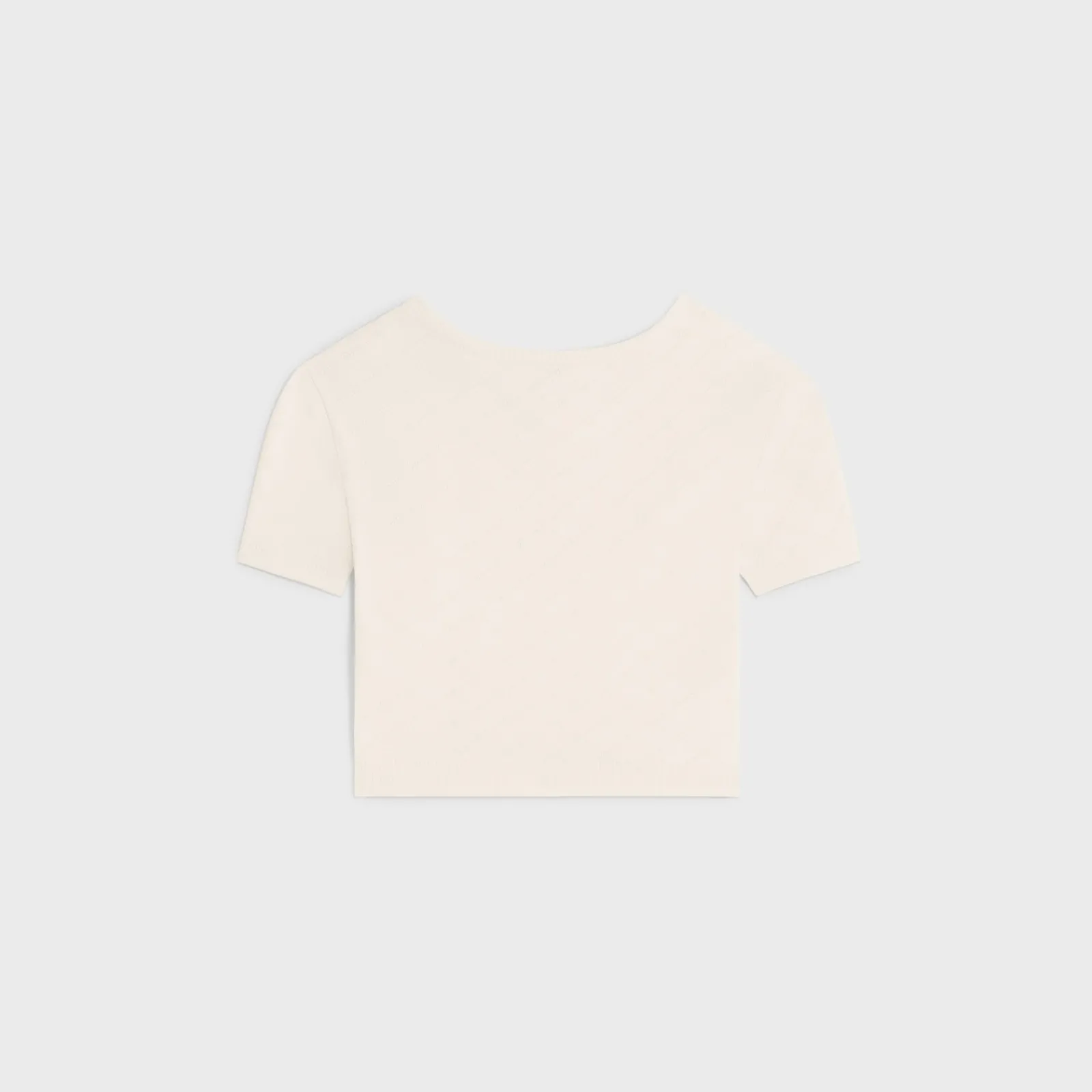 Hot triomphe crop top in jersey pointelle Women Shirts And Tops