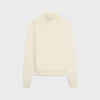 Outlet triomphe high collar sweater in wool Knitwear