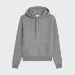 Clearance triomphe hooded sweater in wool and cashmere Knitwear
